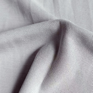 75D PLA Modal Double Pique Fabric-Eco Friendly, антибактериальная, биоразлагаемая для поло, футболка, спортивная одежда
